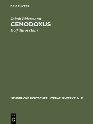 cover image of Cenodoxus